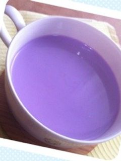 紫芋のホットミルク-レシピのメイン写真