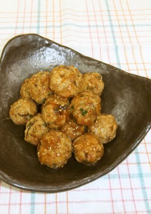 佃煮肉団子(鍋にも相性ピッタリ!!)-レシピのメイン写真