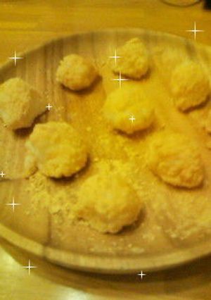 離乳食後期の手づかみ！きなこ☆おにぎり☆-レシピのメイン写真