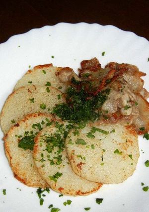 山芋と豚バラ肉のバター焼き-レシピのメイン写真