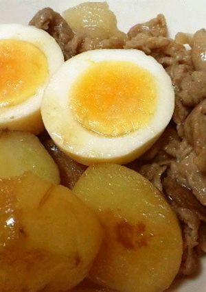 豚肉と新じゃがのお酢入りさっぱり甘辛煮-レシピのメイン写真