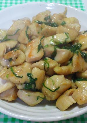 鶏胸肉の青じそ炒め-レシピのメイン写真