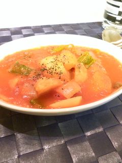 鶏ささみと野菜のトマト煮-レシピのメイン写真