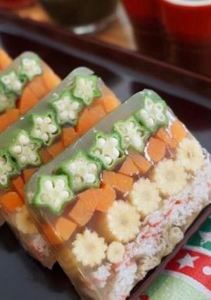 ☆簡単☆野菜と海の幸のテリーヌ-レシピのメイン写真