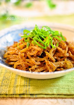 ヘルシー♪もやしと糸こんの甘味噌炒め-レシピのメイン写真