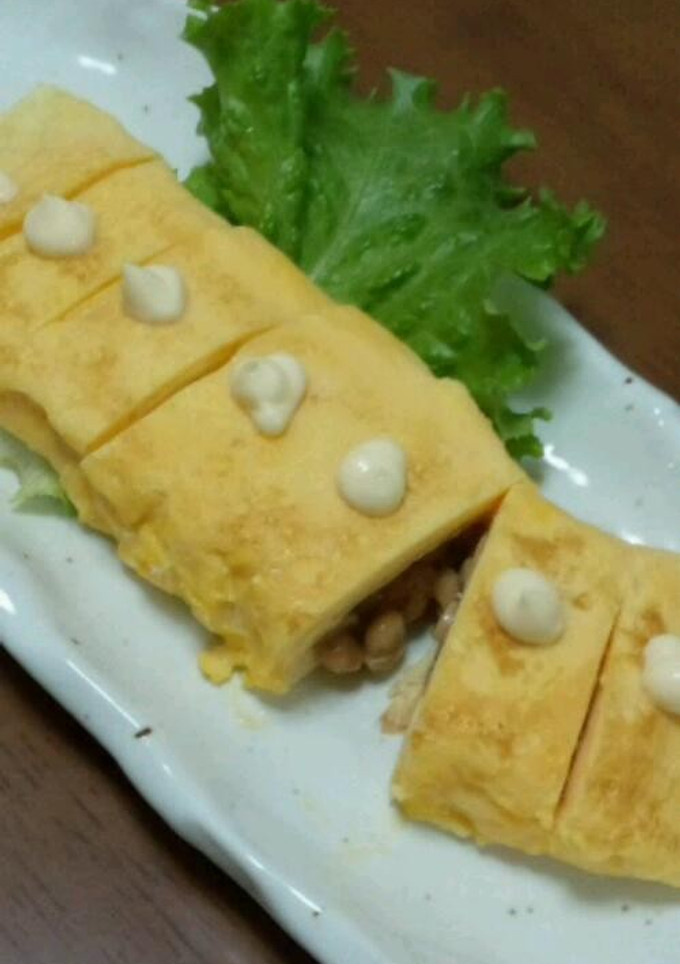 納豆の卵焼き-レシピのメイン写真