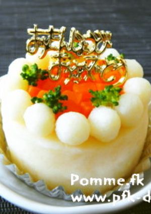 ★ワンコ用 バースデーケーキ★-レシピのメイン写真