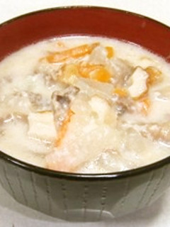 メチャ美味しい!牛肉の地酒粕汁だよ~♪-レシピのメイン写真