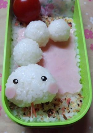 お弁当に☆簡単白へびにぎり-レシピのメイン写真