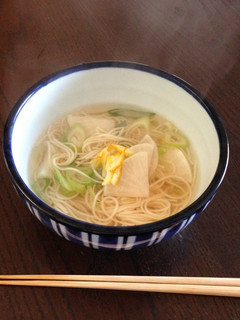 二日酔いの朝は！ゆずと生姜のつるつる麺☆-レシピのメイン写真