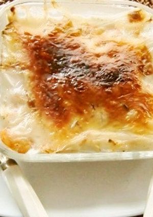 糸寒天とホットミルクでエビグラタンを-レシピのメイン写真