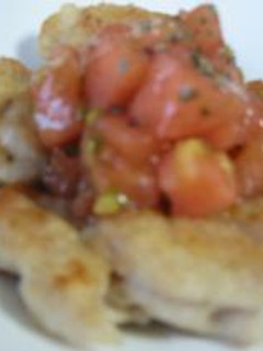 チキンのグリル冷製トマトソース-レシピのメイン写真