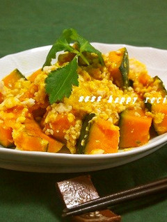 簡単!美味しい!かぼちゃの塩麹そぼろあん-レシピのメイン写真