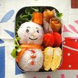 簡単キャラ弁・ゆきだるま♪