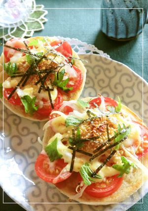 醤油麹・トマト・玉葱のトースト-レシピのメイン写真