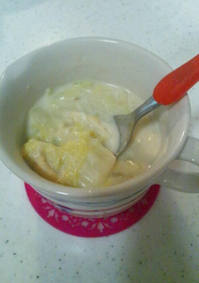 白菜とお揚げのミルク煮-レシピのメイン写真