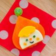 三角帽子の小人くん(キャラ弁に)