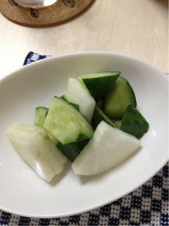 きゅうりと大根の浅漬け-レシピのメイン写真