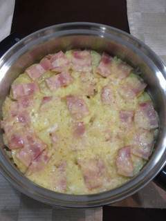 チーズとろり玉じゃがベーコンの重ね蒸し-レシピのメイン写真