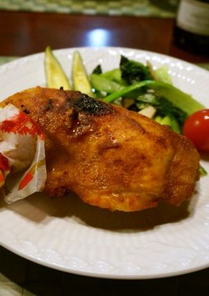 骨付きもも肉のタンドリーチキン風-レシピのメイン写真