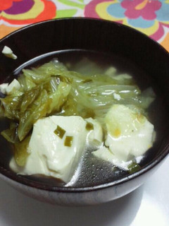 白菜漬け物を使って☆簡単酸辣湯スープ-レシピのメイン写真
