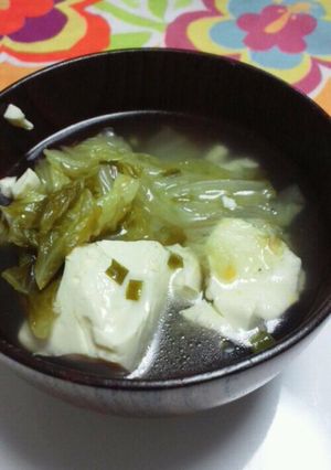白菜漬け物を使って☆簡単酸辣湯スープ-レシピのメイン写真