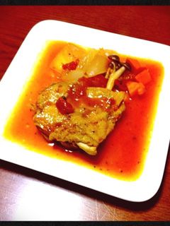 ズボラ男の簡単鶏肉のトマト煮-レシピのメイン写真