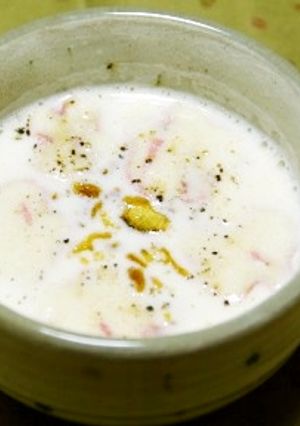 にっこり♪ホットミルクのちょこっとスープ-レシピのメイン写真