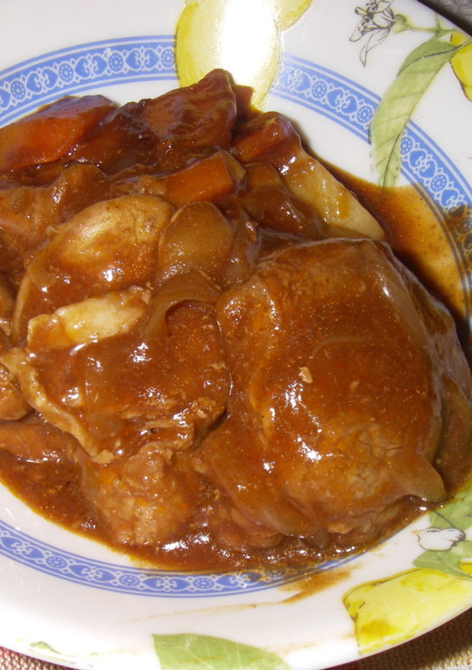 豚ひれ肉と野菜のデミソース煮込み-レシピのメイン写真