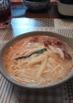 鍋の〆…なんちゃって担々麺-レシピのメイン写真