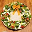 クリスマスに簡単華やか☆リースのサラダ