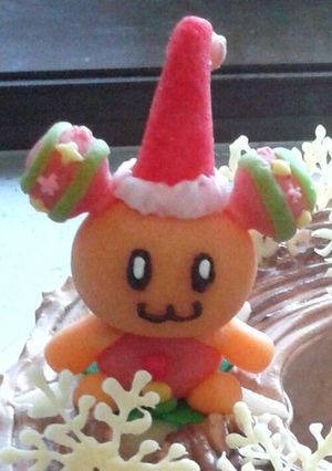 マジパンでうーたんサンタクロース♪-レシピのメイン写真