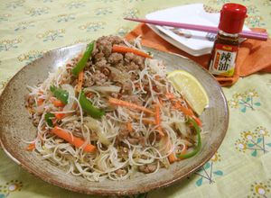 タイ料理　センミーパット(焼きビーフン)-レシピのメイン写真