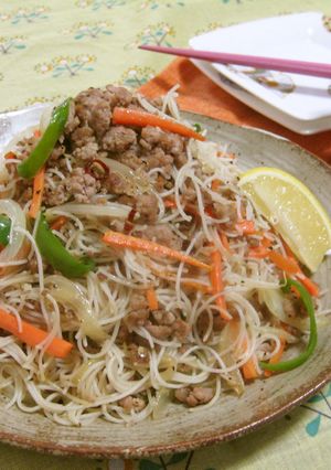 タイ料理　センミーパット(焼きビーフン)-レシピのメイン写真