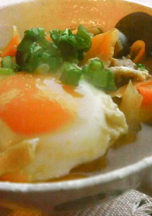 野菜たっぷり鍋うどん-レシピのメイン写真