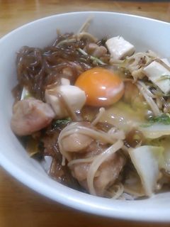 鶏すき焼き丼-レシピのメイン写真
