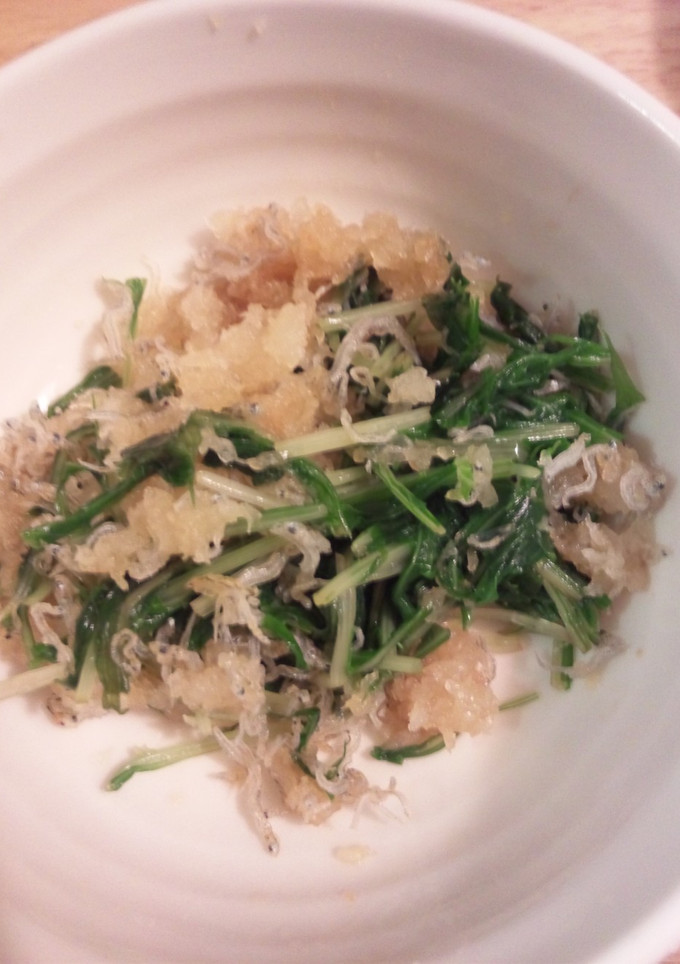 水菜とちりめんと大根の和え物-レシピのメイン写真