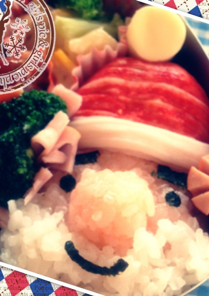 ☆キャラ弁　サンタクロース★-レシピのメイン写真