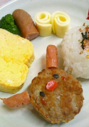 ＊ハンバーグで簡単トナカイ＊-レシピのメイン写真