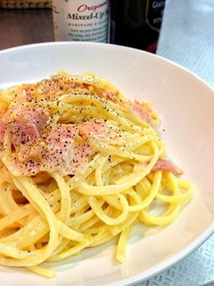 カルボナーラ-レシピのメイン写真