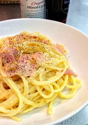 カルボナーラ-レシピのメイン写真