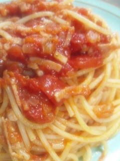 簡単!シンプル トマトパスタ-レシピのメイン写真