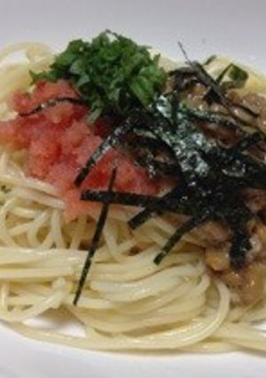 明太納豆スパゲティ-レシピのメイン写真