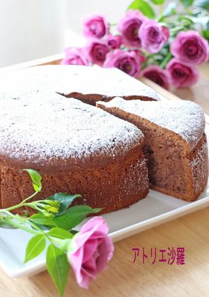 混ぜて簡単✿濃厚チョコレートケーキ✿-レシピのメイン写真
