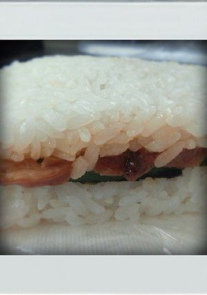■簡単お正月■照り焼きチキンマヨ押し寿司-レシピのメイン写真