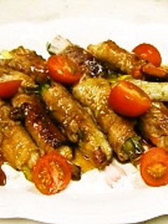 下仁田ねぎの肉巻き-レシピのメイン写真
