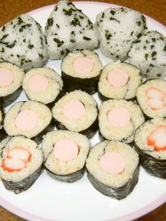 シーチキンご飯に魚ニソで簡単海苔巻-レシピのメイン写真
