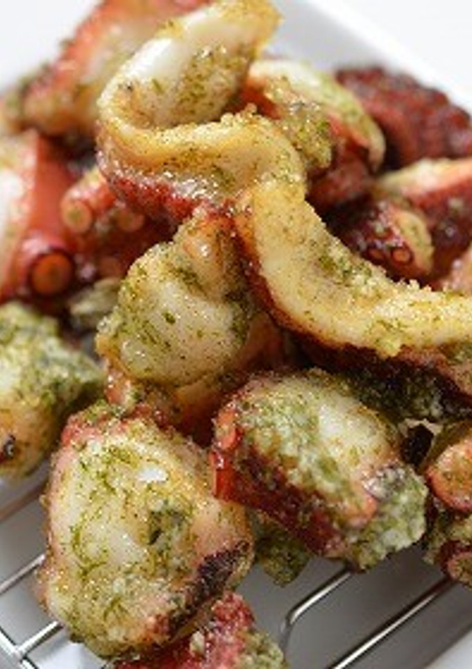 ビールが進む！簡単たこの唐揚げ磯辺風-レシピのメイン写真