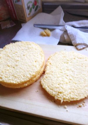 スポンジケーキ-レシピのメイン写真