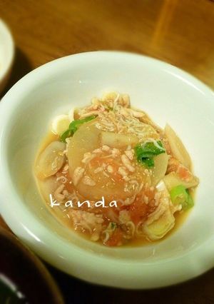 ヘルシー！大根のトマトあんかけ煮-レシピのメイン写真